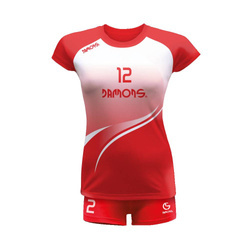 Strój siatkarski damski Damons Vega PRO 2 - SUBLIMACYJNY