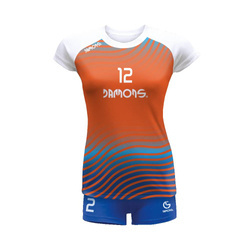 Strój siatkarski damski Damons Vega P2  - SUBLIMACYJNY