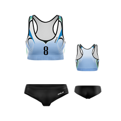 Strój do siatkówki plażowej Colo Flame - SUBLIMACYJNY