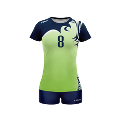 Strój siatkarski damski Colo Iguana - SUBLIMACYJNY