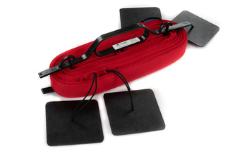 Linie do siatkówki plażowej turniejowe 16 m x 8 m - czerwone