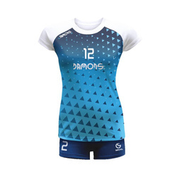 Strój siatkarski damski Damons Vega P3  - SUBLIMACYJNY