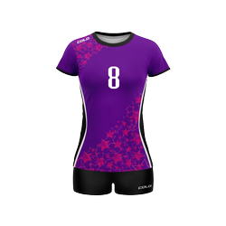 Strój siatkarski damski Colo Star - SUBLIMACYJNY