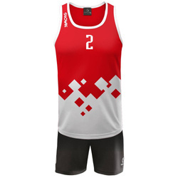 Strój do siatkówki plażowej Damons Bora Bora - SUBLIMACYJNY