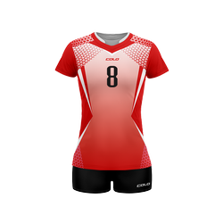 Strój siatkarski damski Colo Frozen - SUBLIMACYJNY