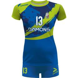 Strój siatkarski damski Damons Dora 1  - SUBLIMACYJNY