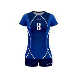 Strój siatkarski damski Colo Dalia - SUBLIMACYJNY
