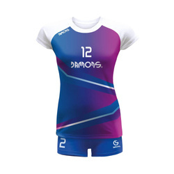 Strój siatkarski damski Damons Vega P1  - SUBLIMACYJNY