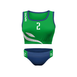 Strój do siatkówki plażowej Damons Virginia - SUBLIMACYJNY