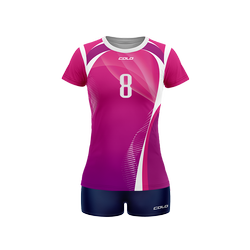 Strój siatkarski damski Colo Auri - SUBLIMACYJNY